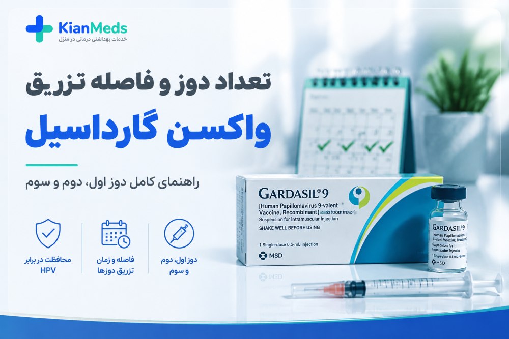 واکسن گارداسیل چند دوز دارد؟ فاصله دوز اول، دوم و سوم