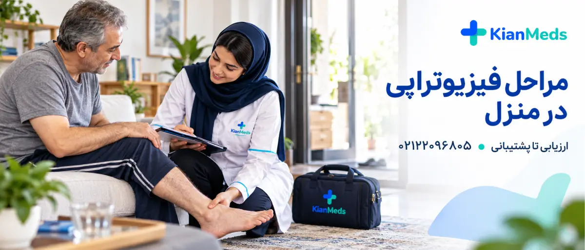 فیزیوتراپی مچ پا و پا در منزل