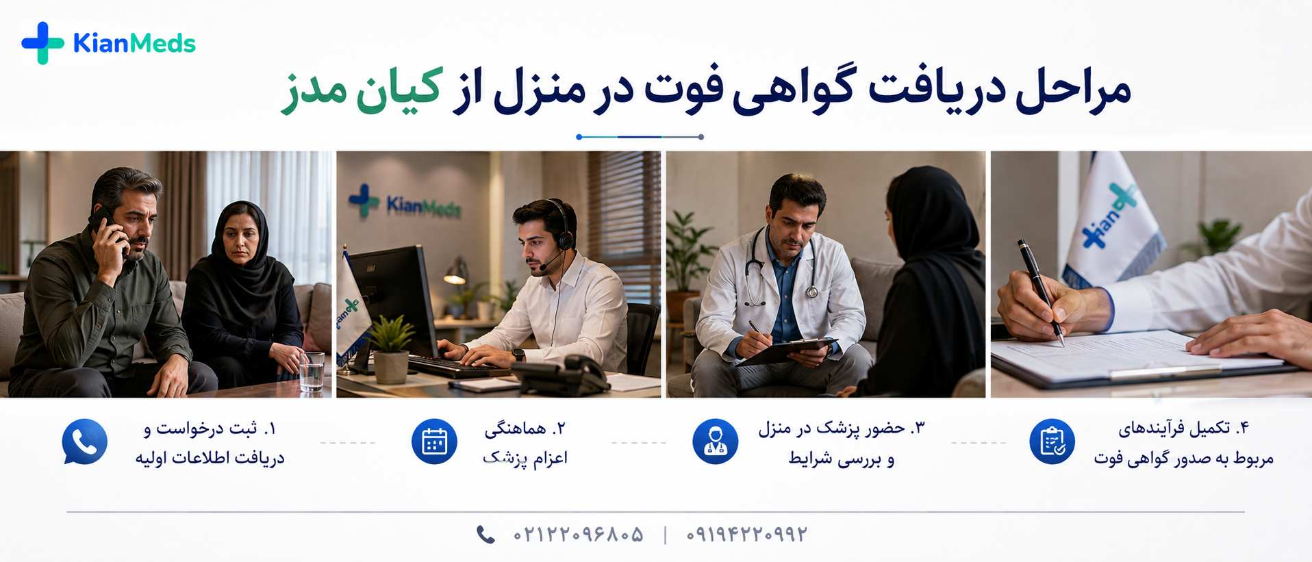 صدور گواهی فوت در منزل غرب تهران