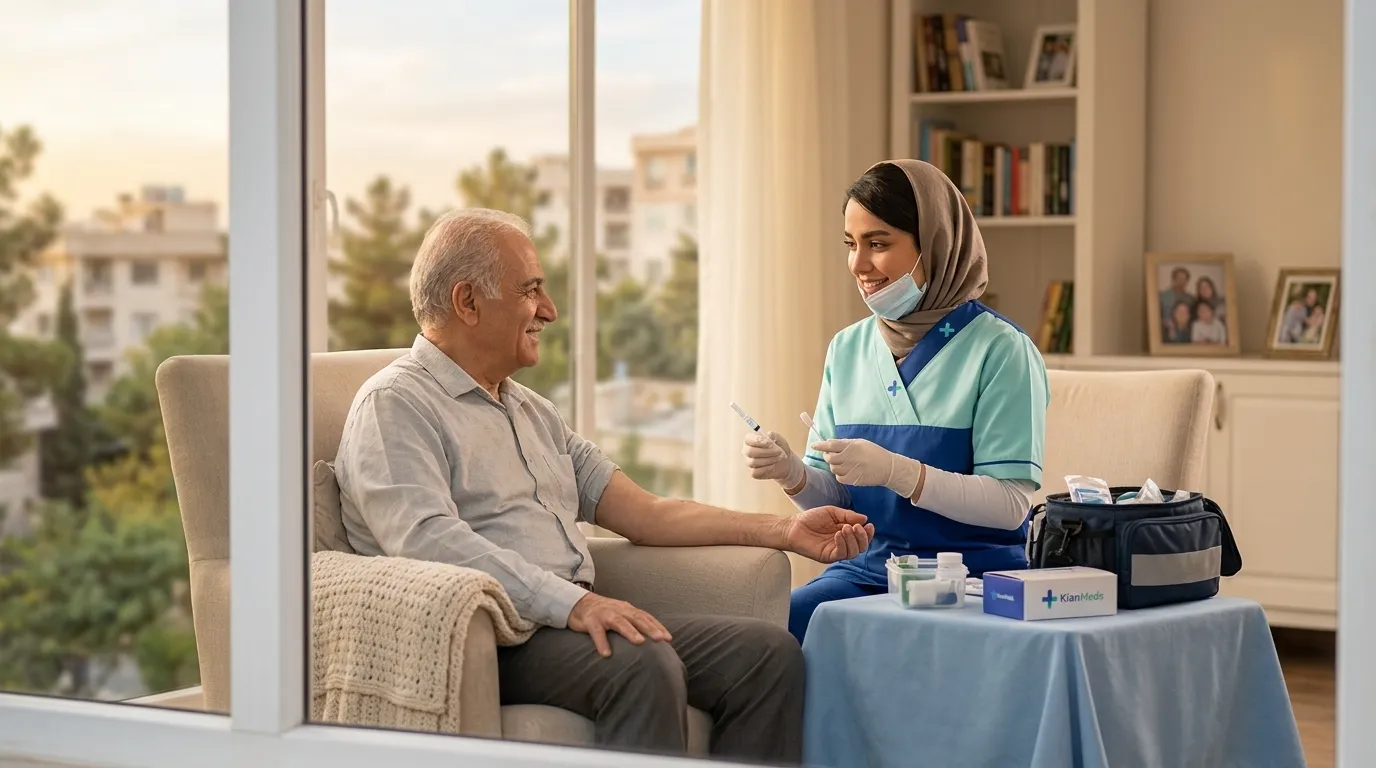 تزریقات در منزل قیطریه