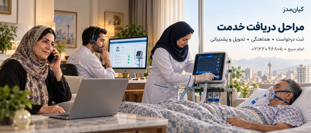 اجاره ونتیلاتور در منزل